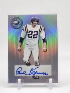 2025 Leaf Pro Set Silver Paul Krause Platinum Auto /25 Minnesota Vikings - Bild 1 von 2