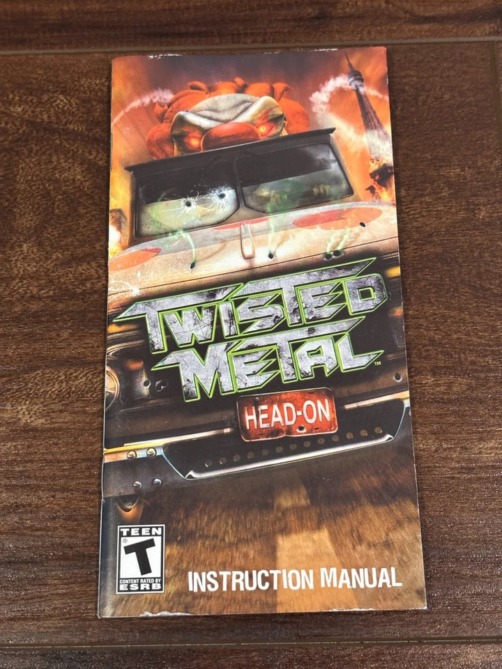 Twisted Metal Head On Sony PSP Playstation Portable Manual Only - Image 1 of 1
