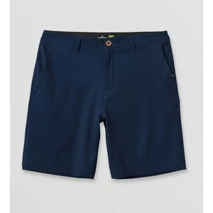 Pantaloncini ibridi Quiksilver Union Amphibian 20" blu navy 38 nuovi con etichette - Foto 1 di 7