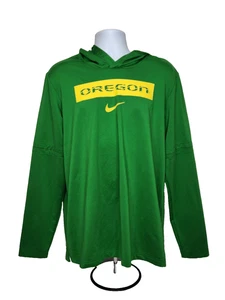 Oregon DUCKS Football TEAM ISSUED Nike Pullover HOODIE Jacket       Men's  L - Picture 1 of 3