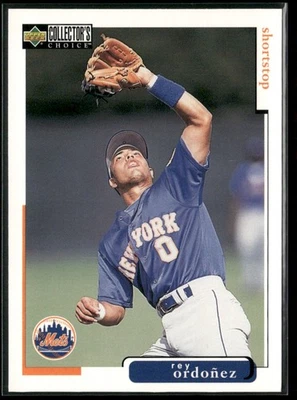 1998 UD COLLECTORS CHOICE REY ORDONEZ NEW YORK METS #176 - Imagem 1 de 3