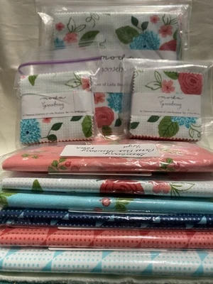 Moda Gooseberry Fabric Lot by Vanessa Goertzen of Lella Boutique OOP Charm Packs - Image 1 of 4