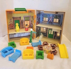 Playskool 123 Sesamstraße Mr Hoopers Store Spielhaus mit Figuren Vintage - Bild 1 von 8