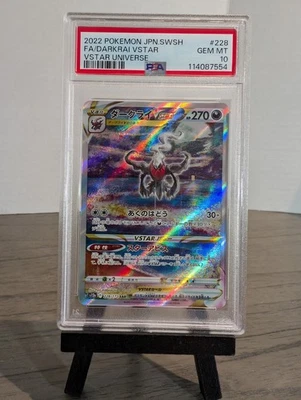 Pokémon JPN 2022 SWSH VSTAR Universe FA/Darkrai VStar #228 PSA 10 gemas como nuevo Foto 1 de 2