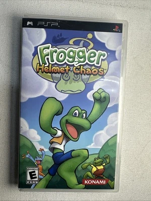 Frogger Helmet Chaos (Sony Playstation Portable, 2005) PSP CIB Complete Tested - Image 1 of 4