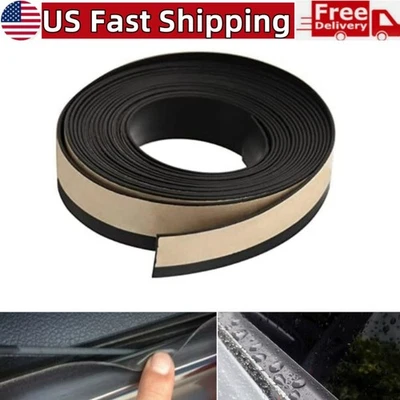 Tira de sellado de goma universal 4M para puerta de coche ventana moldura autoadhesiva resistente al clima Foto 1 de 4