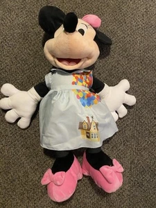 Disney Parks Pixar UP Minnie Mouse Plush Balloons Blue Dress Shop Collection. - Picture 1 of 7
