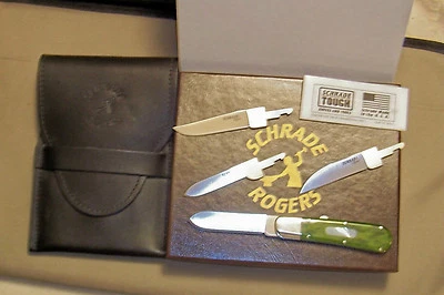CUCHILLO CAMBIADOR DE CUCHILLAS SCHRADE SRO1 ROGERS #055 HECHO EN EE. UU. NUEVO EN CAJA RARO Foto 1 de 4