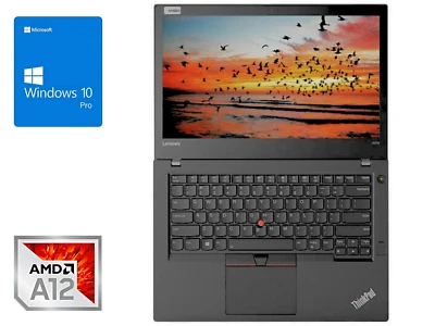 Lenovo ThinkPad A475 AMD A12-8830B 8/16/32GB - 128/256/512/1024GB SSD HD Win 10 - Bild 1 von 4