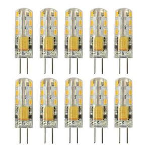 10pcs G4 LED Bulbs JC Bi-Pin Base Lights 1.5W AC/DC 12V 10W-20W(Warm White 3000K - Picture 1 of 6