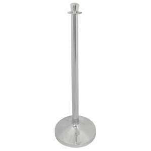Barrera superior plana bolero en acero inoxidable - chapada en latón - 950 (H) x 300 (Ø) mm - Imagen 1 de 7