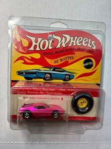 VINTAGE 1970 HOT WHEELS Redline AMX / 2 COLOR HOT PINK SEALED IN BLISTER LESEN - Bild 1 von 10