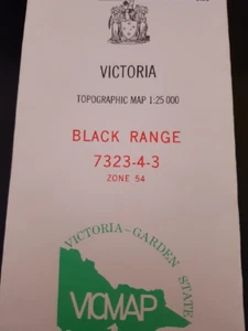 MAP- BLACK RANGE 7323-4-3 1:25,000 - Picture 1 of 2