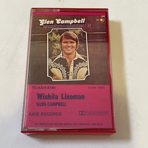 Glen Campbell - Wichita Lineman - Cassette Tape - VG+ Condition - Picture 1 of 7