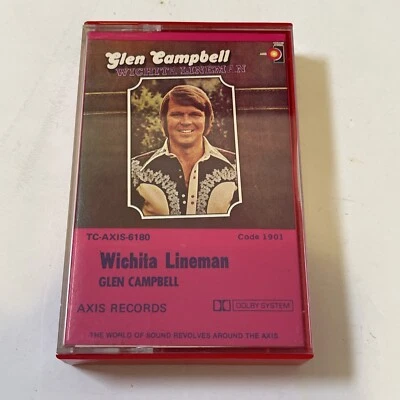 Glen Campbell - Wichita Lineman - Cassette Tape - VG+ Condition - Image 1 of 4