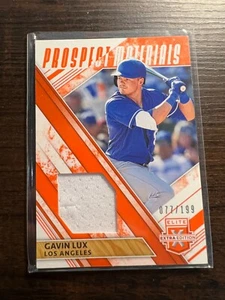 A84,580 - 2019 Elite Extra Edition Dual Prospect Jersey Orange #6 Gavin Lux/199 - Picture 1 of 1