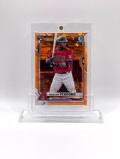 Geraldo Perdomo Bowman Chrome RARE ORANGE SAPPHIRE #/75 Rookie Card RC #98