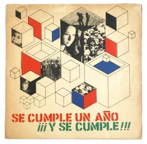 ANGEL PARRA MANNS Se cumple un año ¡¡¡ Y se cumple !!! chile 1971 Mapu A-484 LP - Imagen 1 de 3