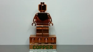 Lego CHROME Copper minifig Custom Chromed made with real LEGO® Minifigure - Bild 1 von 4