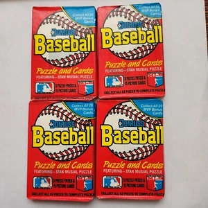 (4) 1988 Donruss Baseball Unopened Wax Packs 15 Cards Per Pack 60 Total - Picture 1 of 2
