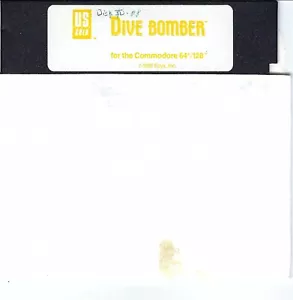 ITHistory (1988) COMMODORE Software DIVE BOMBER (Epyx) ) 5.25" Disk - Picture 1 of 1