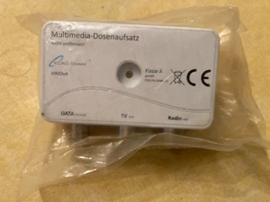 ECAD GmbH Multimedia-Dosenaufsatz MMDoA für TV, Radio, Data. Original verpackt. - Bild 1 von 3