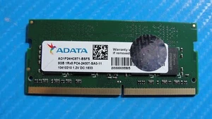 Dell 15 7567 ADATA 8GB 1Rx8 PC4-2400T Memory RAM SO-DIMM AO1P24HC8T1-BSFS - Picture 1 of 2