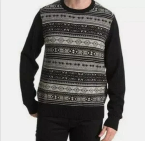 NWT Weatherproof Men's Holiday Fair Isle Sweater Medium - Picture 1 of 5