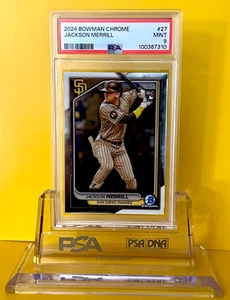 Jackson Merrill PSA 9! (RC) 2024 ¡Bow Cromo! - Imagen 1 de 2
