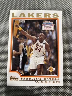 2004 Topps Shaquille O’Neal National Trading Card Day #9 PSA Gem Mt 10 Pop 20 - Image 1 of 2