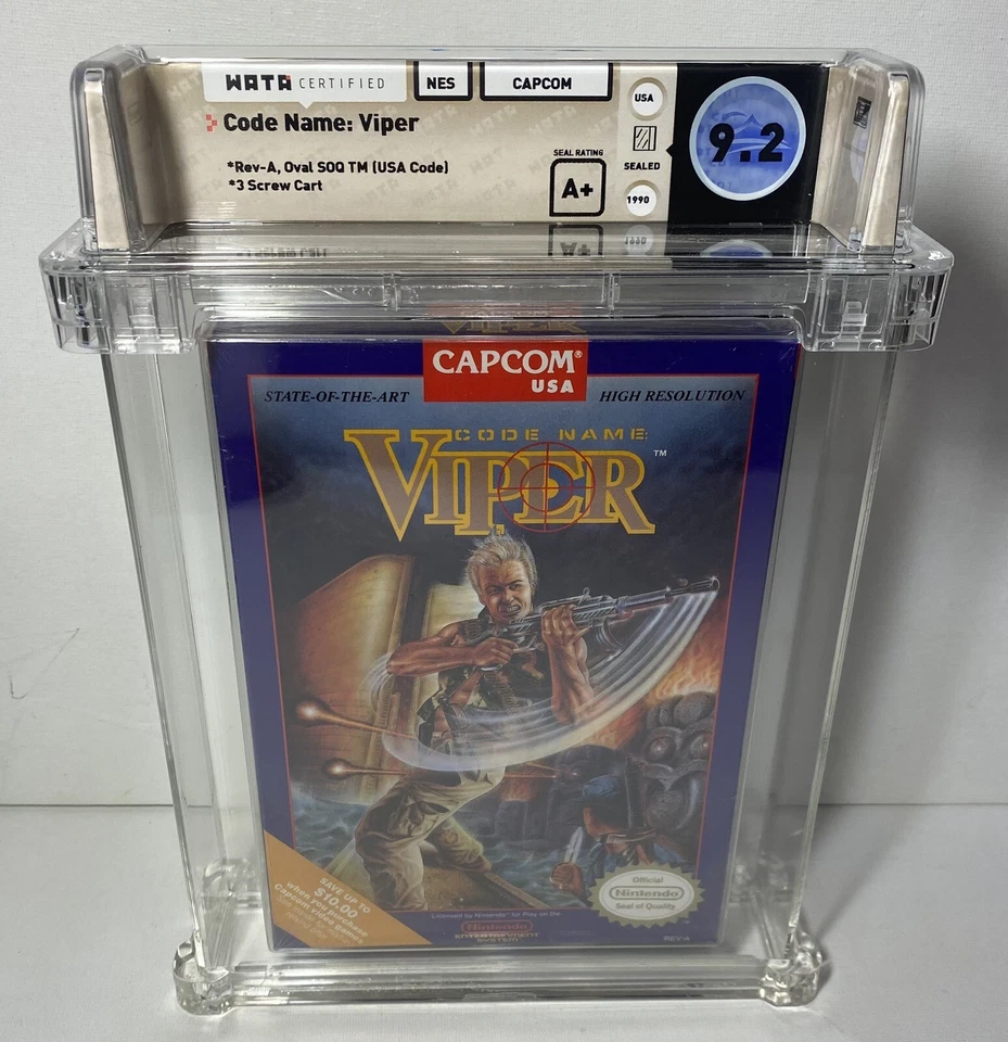 Code Name: Viper (Nintendo Entertainment System, 1990) NES WATA 9.2A+ SEALED - Image 1 of 2