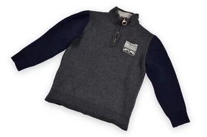 Kids Barbour Sweatshirt Steve McQueen England Gray Size XXL - Picture 1 of 10