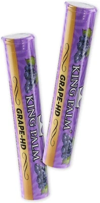 King Palm | Tamaño mini | Uva HD | Conos preenrollados | 1 cono por tubo, 2 paquetes Foto 1 de 4