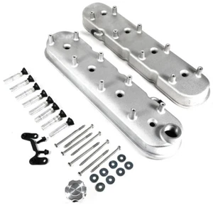 Cubiertas de válvula alta de aluminio fundido natural GM LS con soportes de bobina LS1 LS2 LS3 5.3 6.0 - Imagen 1 de 6