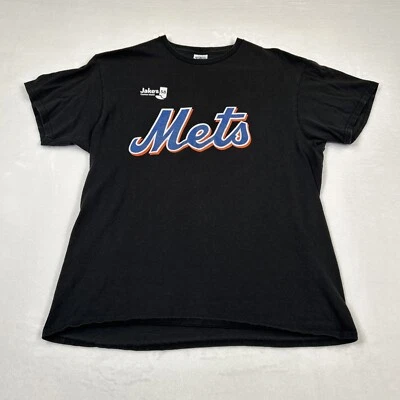 Camisa de béisbol grande negra naranja de los New York Mets MLB Max Scherzer para hombre Foto 1 de 4
