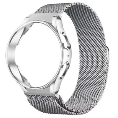 Para Samsung Galaxy Watch 6 5 4 40 44 43 47mm Correa de Metal Magnética/Funda de TPU Foto 1 de 4