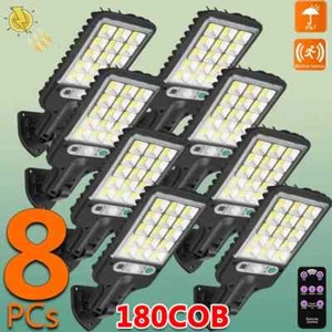 Solar Street Light With 3 Light Modes Waterproof Motion Sensor Security Lighting - Picture 1 of 18