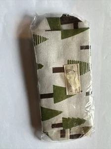 Natürlicher Stil HANDGEMACHTE Baumdruck Canvas Kosmetiktasche in perfektem Zustand. - Bild 1 von 2