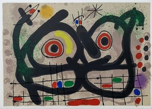 Joan Miró: Le Lézard aux plumes d'or,1967 (Rives-Bütten) - Bild 1 von 1