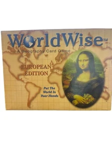 Juego de cartas geografía edición europea Worldwise Pon el mundo en tus manos - Imagen 1 de 4