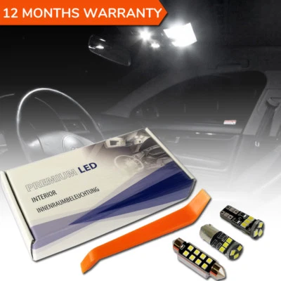 Audi A4 B6 B7 Avant LED Interior Premium Set 16 SMD Bulbs White Error Free S4 RS - Image 1 of 4