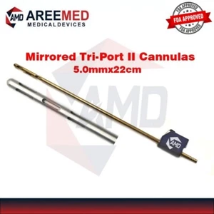 Verspiegelte Tri-Port II Kanülen, 5,0 mm, 22 cm, Microaire Pal Montagekanüle - Bild 1 von 4