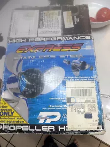 Hélice Turningpoint ACERO INOXIDABLE 13,25 x 15 pasos con dos bujes para yamaha 15 spl - Imagen 1 de 9