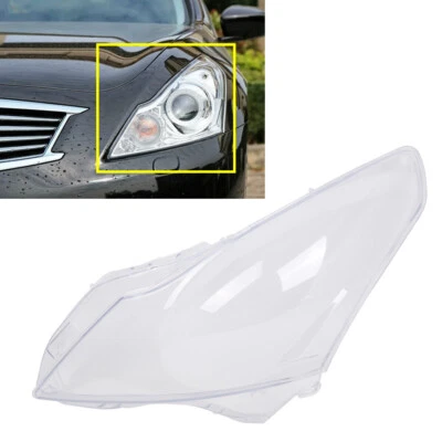 US Left Headlight Lens Cover Headlamp Shell For Infiniti G37 G35 G25 Q40 — 第 1/4 张图片