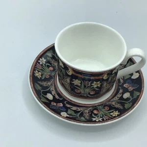 Villeroy & Boch Intarsia patrón Demitasse / Taza Espresso CON platillo. COMO NUEVO - Imagen 1 de 2