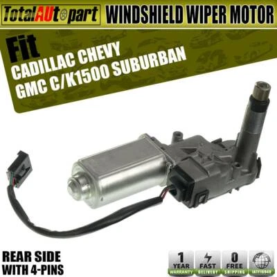 Windshield Wiper Motor Rear for Chevy GMC C1500 C2500 K1500 K2500 Suburban Yukon - Image 1 of 4