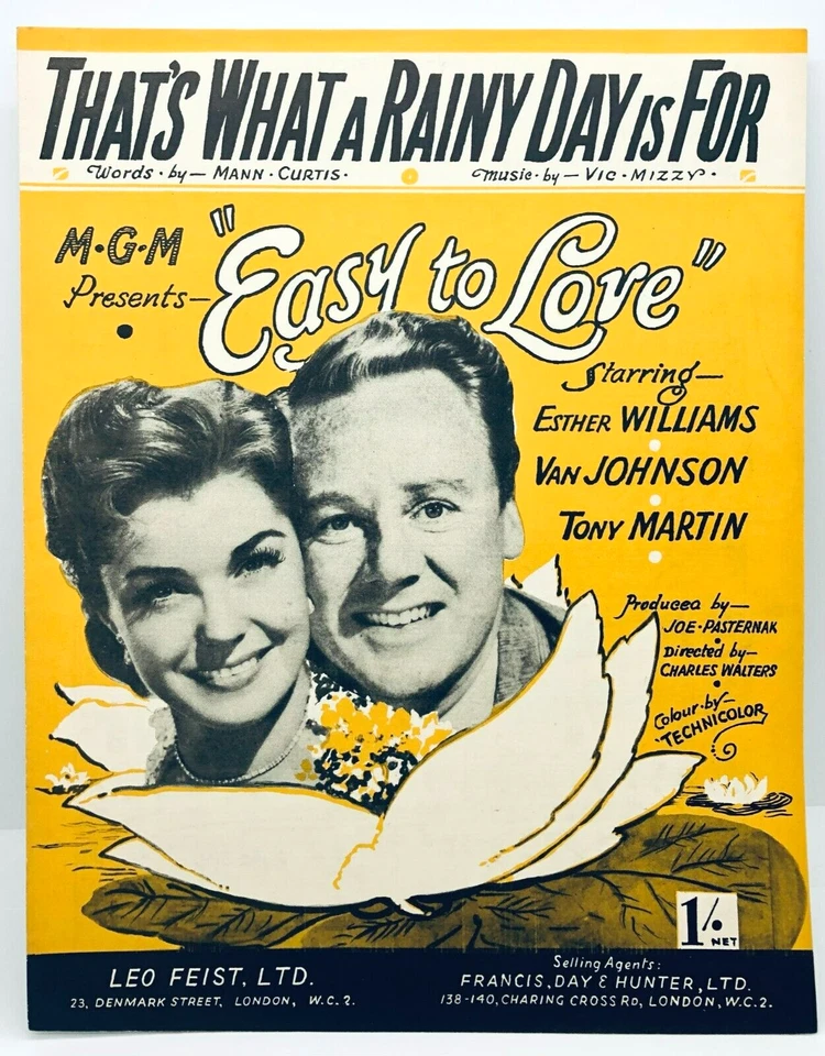 THAT'S WHAT A RAINY DAY IS FOR - Partituras de película de Esther Williams & Van Johnson Foto 1 de 1