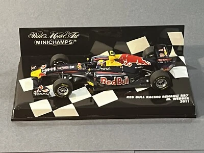 minichamps 1/43 f1 2011 Red Bull RB7 Mark Webber  - Image 1 of 4