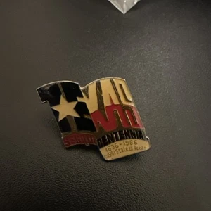 Texas Sesquicentennial Lapel Pin - Picture 1 of 2