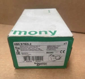 Schneider Electric Harmony XB5 S7B2L2 Biometric Switch-1 Momentary Cable 2m - Picture 1 of 1
